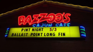 The front of Razzoo's Cajun Café in Lewisville, Texas. (Photo Credit by Ta'Niya Breedlove) 